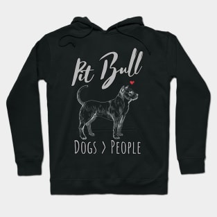 Pit Bull - Dogs > People Hoodie